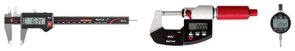 Штангенциркуль MarCal, микрометр MarTool и индикатор MarCator производства MAHR