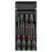 Набор отвёрток PROTWIST Tamper TORX 1/3" в термоформованном модуле (7 предметов), 40×175×418 мм, 0,00084 кг, FACOM Арт. MOD.ATXRPB