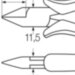 Бокорез Professional ESD, 115 мм, мягкая проволока 1,4 мм, средняя 1 мм, твёрдая 0,4 мм, WIHA Арт. 26816