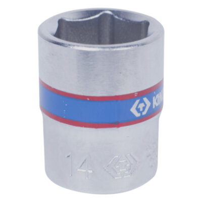 Головка торцевая стандартная шестигранная 1/4", 14 мм KING TONY 233514M