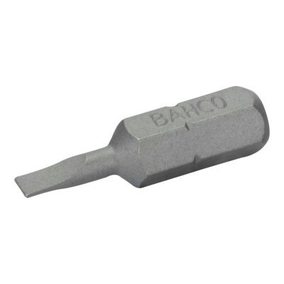 1/4"Биты под винты со шлицем 0.6х3.5мм, L=25мм,3ШТ BAHCO Арт. 59S/0.6-3.5-3P