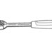 Трещотка 435-2K, привод 3/8", 193 мм, 30 зубцов, 12°, STAHLWILLE Арт. 12111010