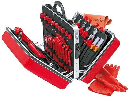Чемодан с электроизолированными инструментами, 48 пр., 1000В KNIPEX 98 99 14