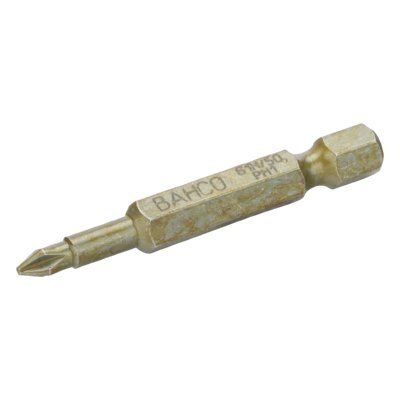 1/4" Биты под винты особо прочные торсионные Phillips PH3, L=50мм, 2ШТ BAHCO Арт. 61H/50PH3-2P