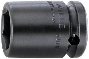 Головка торцевая ударная 50IMP IMPACT, 17 мм, L 38 мм, привод 1/2", масса 132 г, STAHLWILLE Арт. 23010017