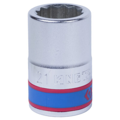 Головка торцевая стандартная двенадцатигранная 3/4", 21 мм KING TONY 633021M
