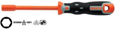 Отвертка изолированная Tekno+ для шестигранных винтов 6X125 BAHCO Арт. 036.060.125