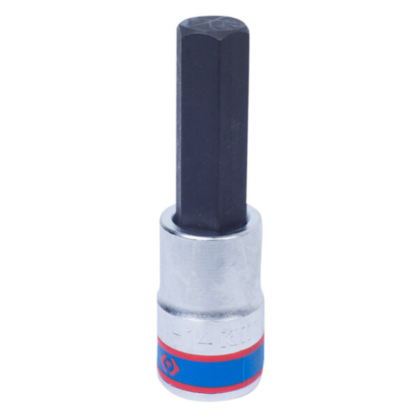 Насадка (бита) торцевая 1/2", HEX, 14 мм, L = 80 мм KING TONY 403514
