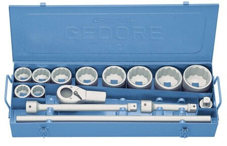 Gedore D 21 E Набор торцевых головок 1" 15 предметов 6181870