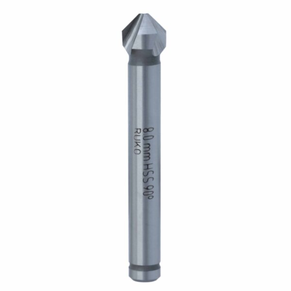 Зенковка по металлу Ruko 90° 8,0мм HSS-G 3z DIN335C L50мм d6мм 102110