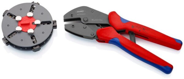 Обжимные клещи с магазином для смены плашек MultiCrimp KNIPEX 97 33 02