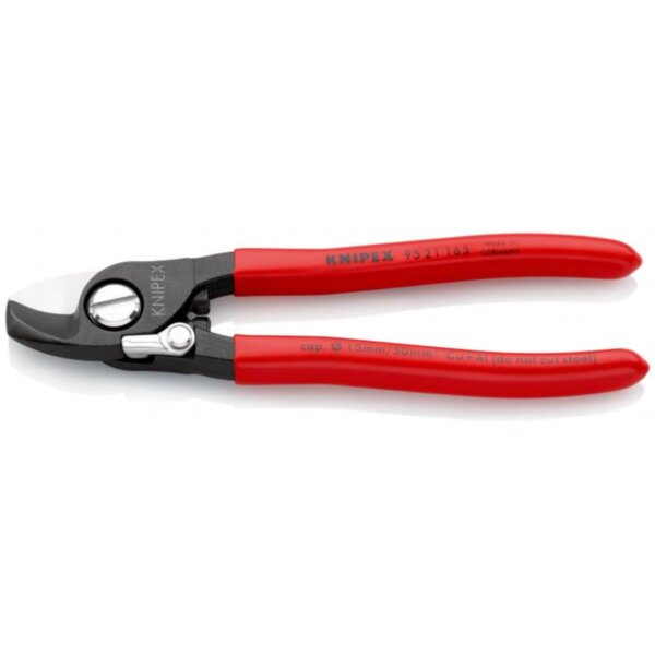 Ножницы 165 мм для резки кабелей до 15 мм, с пружиной KNIPEX 95 21 165