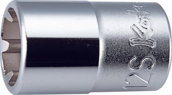 Головка торцевая LHS 1/2" (квадрат), 37 мм, левая, 10S, KO-KEN Арт. 4400LH 10S