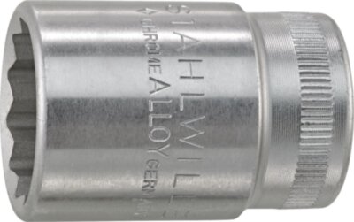 Головка торцевая, привод 1/2", размер 20 мм, L 42 мм, STAHLWILLE Арт. 03010020