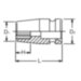 Головка торцевая ударная 3/8" квадрат, 12 мм, 12-гранная, длина 32 мм, KO-KEN Арт. 13405M 12mm