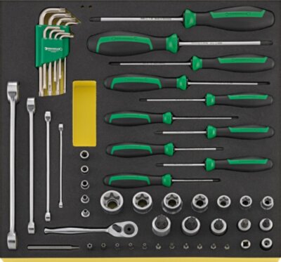 Набор инструментов TCS TORX/57 MF, 350×350×60 мм, 53 предмета, STAHLWILLE Арт. 96830450
