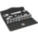 Набор трещоток 8100 SB HF 1 Zyklop Metal, привод 3/8", метрический, 13 предметов, WERA Арт. 003785
