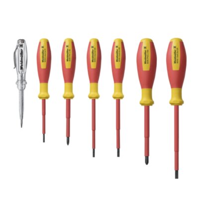 Набор отвёрток VDE шлицевых и крестовых SDI S2,5-5,5/PH1/2 VOLT с индикатором напряжения, WEIDMÜLLER Арт. 2854990000