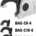 Зажим BAS-C compact, крепежное отверстие разрезное BESSEY BAS-C10-6