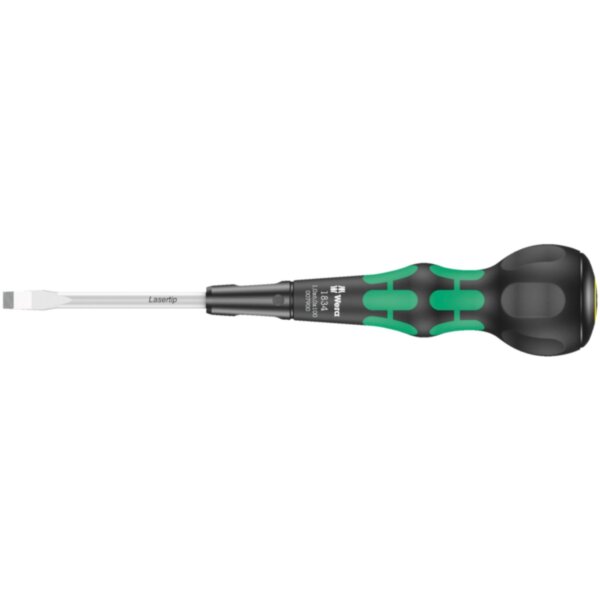Отвёртка шлицевая Kraftform Ball-Grip 1834 SL 1×6×100 мм, WERA Арт. 007900