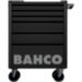 Инструментальная тележка с 6 ящиками и защитными бортами,серая BAHCO Арт. 1472K6GREY