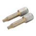 1/4" Биты под винты торсионные TIN TORX T10, L=25 мм, 2ШТ BAHCO Арт. 62TIN/T10-2P