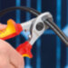 Ножницы для резки кабелей, со страховочным креплением, 165 мм KNIPEX 95 16 165 T BK