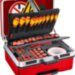 Набор инструмента диэлектрический TORX, IEC 60900:2018, 52 предмета, привод квадрат 3/8" (10 мм), полый, HAZET Арт. 150/52