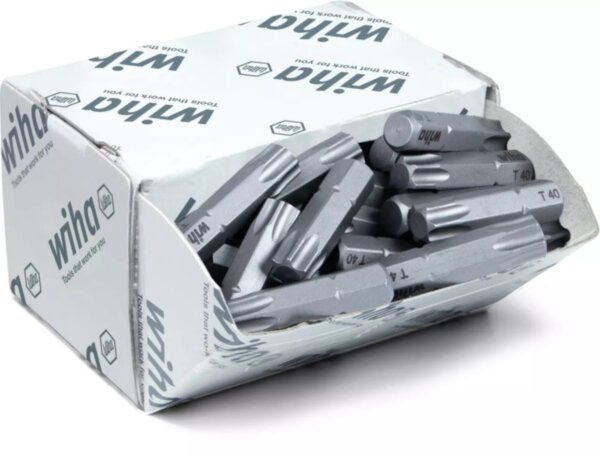 Набор бит 7929ZT Standard 25 мм TORX, 50 предм., 1/4", в большой упаковке, WIHA Арт. 08070