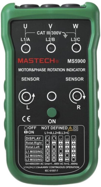 Индикатор чередования фаз MS5900 (Mastech) 59266