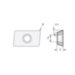 Пластина фрезерная APKT113508R-UF, NRG25P NORGAU Арт. 022205030
