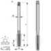 Метчик гаечный Bucovice Tools 115CrV3 PN8/3070 2n метрическая резьба М12х1,25 118122