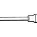 Головка торцевая 1054TX TORX удлинённая, T50, 1/2" L 140 мм, STAHLWILLE Арт. 03131450