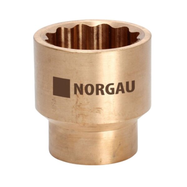 Головка 12-гранная торцевая искробезопасная 1", 34 мм, ND21-34NSВ NORGAU Арт. 069101434