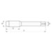 Комплект ручных метчиков G4", HSS, 2 предмета NORGAU Арт. 013021580