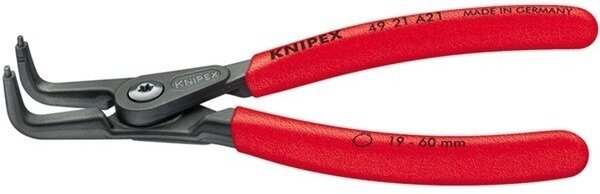 Прецизионные щипцы для стопорных колец KNIPEX 49 21 A11
