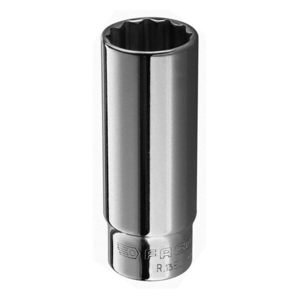 Головка торцевая длинная 12-гранная 13 мм, привод 1/4", FACOM Арт. R.13EL