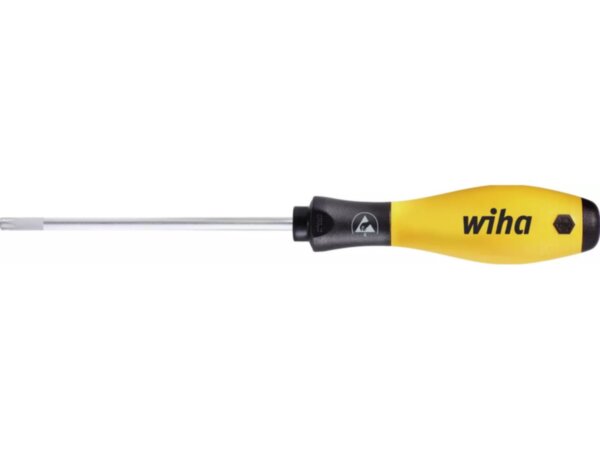 Отвёртка SoftFinish ESD, TORX T15×80 мм, общая длина 191 мм, WIHA Арт. 27146