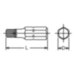 Бита XZN M6 DIN 3126 C8, привод 5/16" шестигранник, D 8 мм, длина 32 мм, KO-KEN Арт. 100X-32 M6