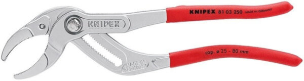 Клещи трубные захватные KNIPEX 81 03 250 для сифонов, пластиковых труб и соединительных деталей