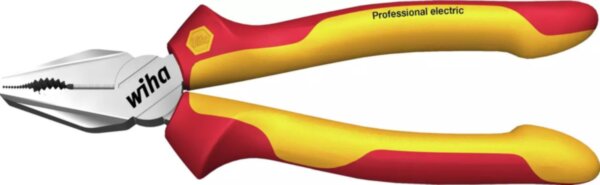 Пассатижи Professional изолированные с DynamicJoint и OptiGrip, VDE, 200 мм, WIHA Арт. 26711
