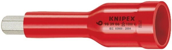 Торцовая головка для винтов с внутренним шестигранником KNIPEX 98 39 06
