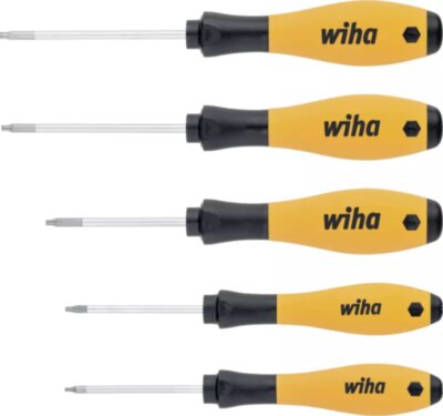 Набор отвёрток SoftFinish ESD, TORX, 5 предметов, WIHA Арт. 27253