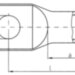 Наконечник кабельный KRN-M8/-16, сечение 16 мм², отверстие M8, длина 29 мм, ширина фланца 15 мм, WEIDMÜLLER Арт. 1496990000