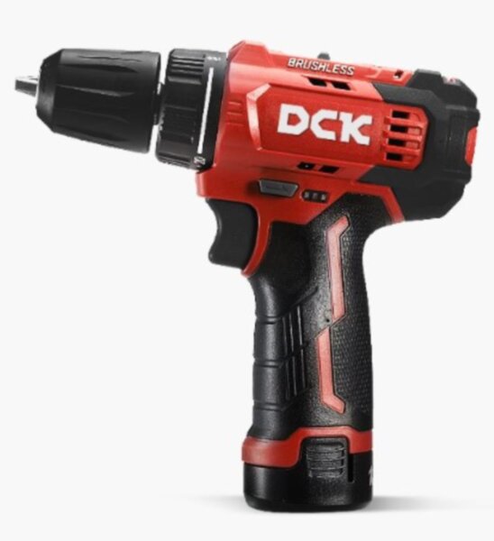 Дрель-шуруповерт аккум бесщеточная DCK KDJZ23-10, 10,8В, 2*2А/ч. 35нм, кейс