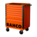 Инструментальная тележка с 7 ящиками, красная BAHCO Арт. 1472K7RED