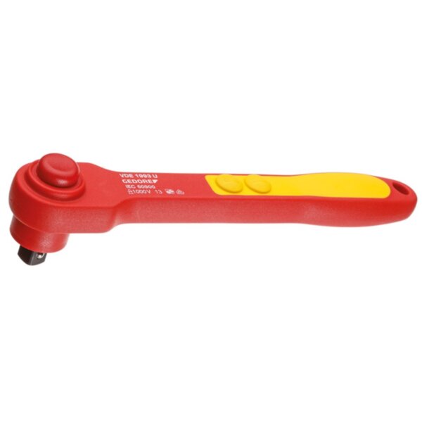 VDE-трещотка с переключающимся рычажком 1/2" Тип. VDE 1993 U GEDORE Арт. 6123910