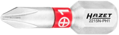 Бита PH1, привод 1/4", 25 мм, HAZET Арт. 2215N-PH1