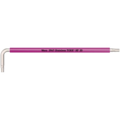 Ключ Г-образный удлинённый TORX 3967 SXL HF Multicolour, TX 30, 195×37 мм, WERA Арт. 022687