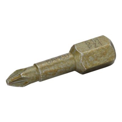 1/4"Биты под винты особо прочные торсионные Pozidriv PZ1, L=25мм, 2ШТ BAHCO Арт. 61H/PZ1-2P